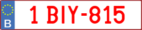 Truck License Plate
